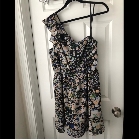 BCBGeneration One-Shoulder Dress | Size 12 - Picture 3 of 4